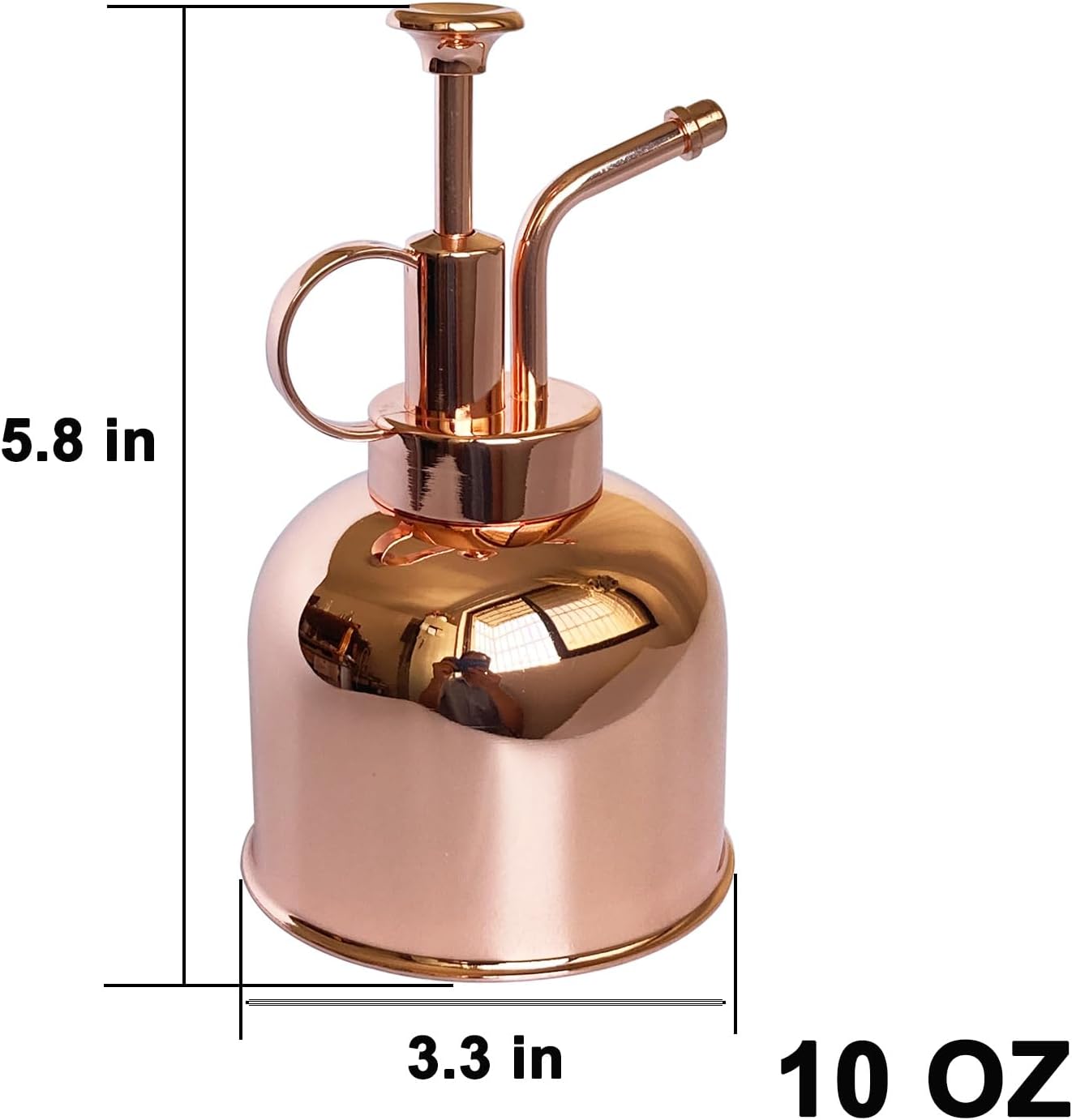 Plant Mister Spray Bottle Stainless steel plant sprayer, small watering can plant spray bottle Modern gardening tools for indoor potted plants watering and spraying