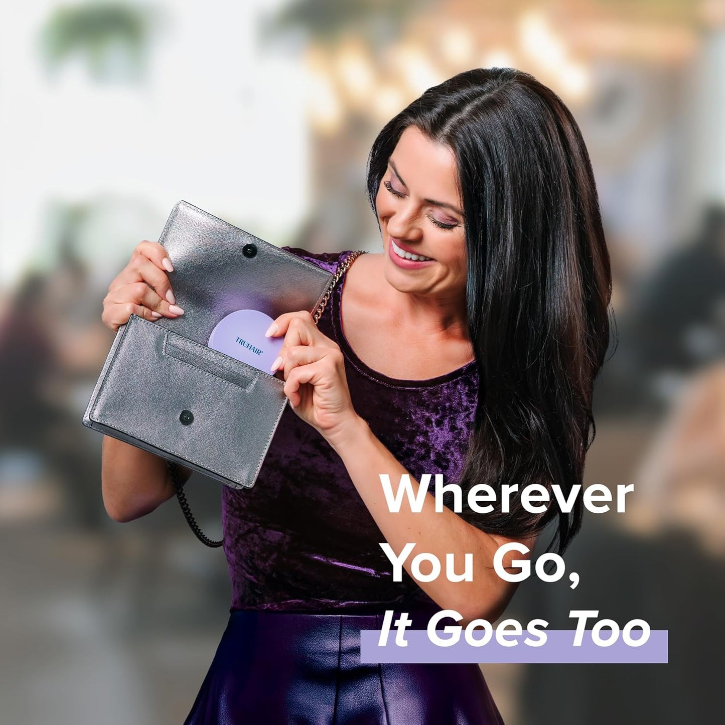 TRUHAIR Root & Scalp Cover Up Pressed Powder Compact Refill, Waterproof, Weightless Hair Coverage & Bald Spot Concealing, Root Touch Up Hair Color for Gray Coverage & Thinning Areas, 0.35 Oz (Auburn)