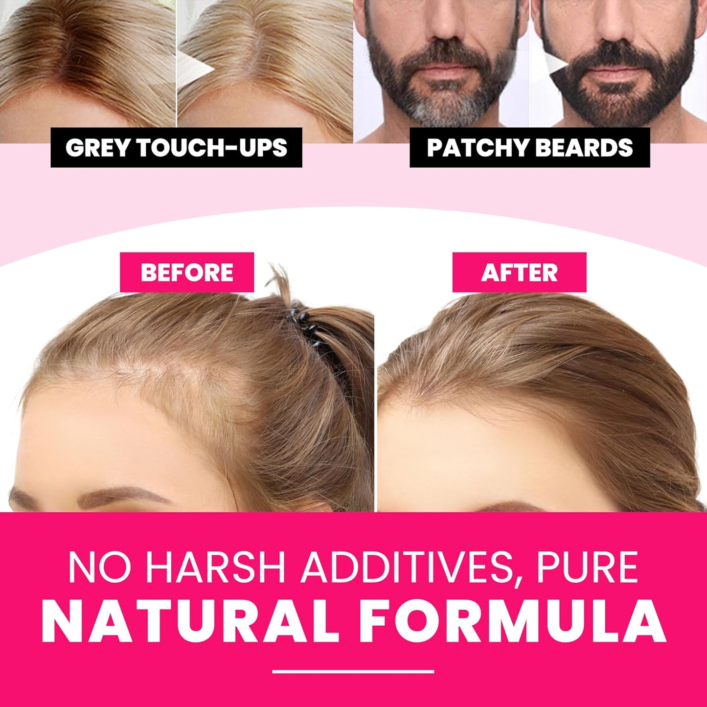 VELO Hairline Powder–LIGHT BROWN Hair Root Touch Up Powder for Women & Men–Instantly Covers Gray Hair, Thinning Hair & Bald Spots–Sweatproof Root Cover Up–Puff & Mirror Compact 13 Shades